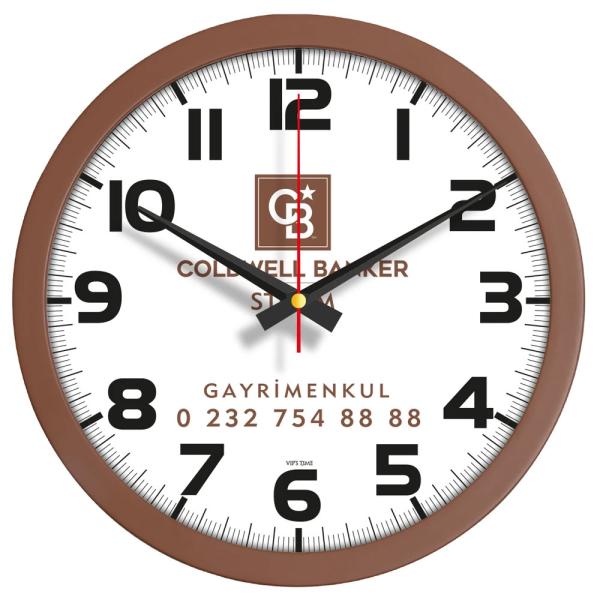 V30-333-KH Plastik Duvar Saati