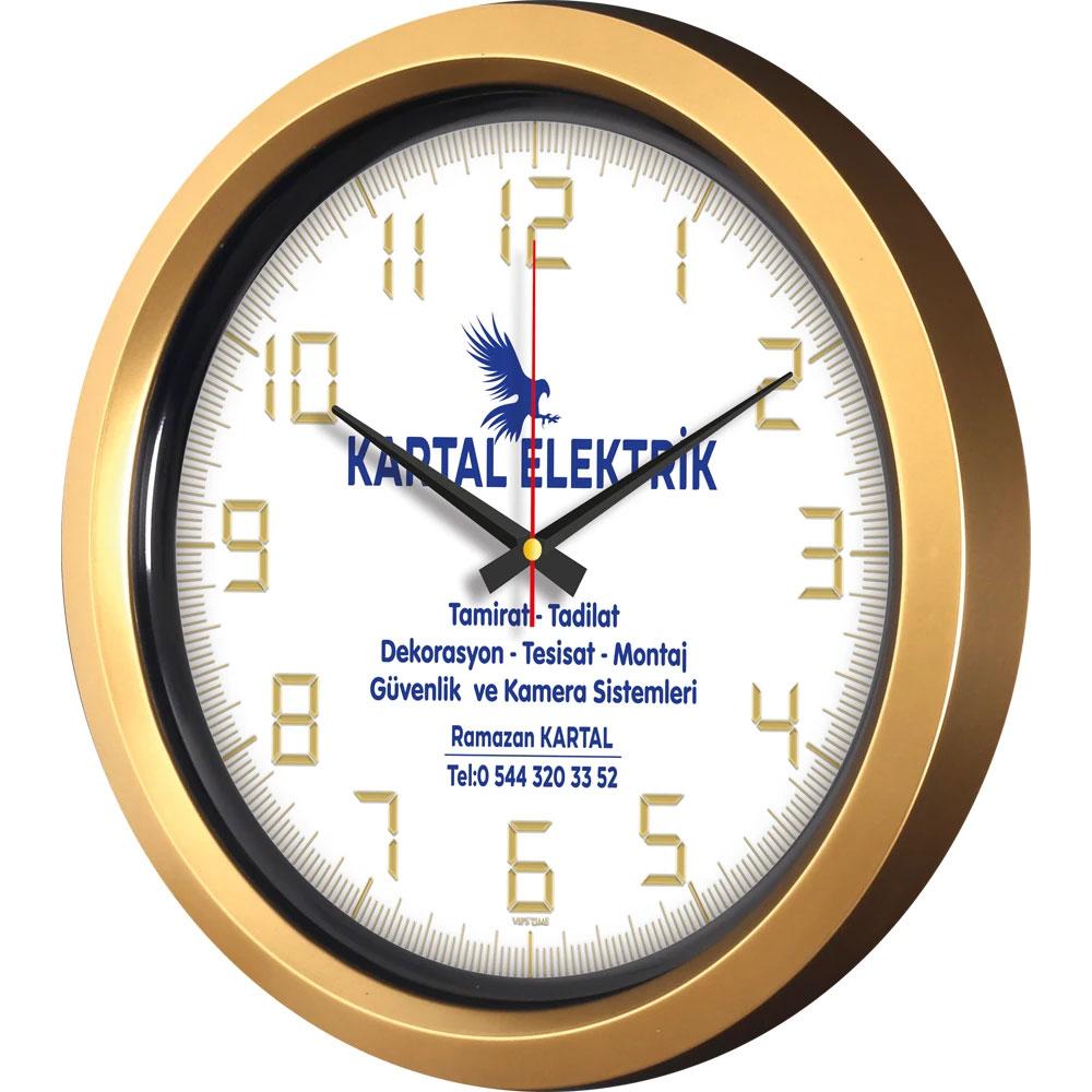 Hematit-AV Plastik Duvar Saati