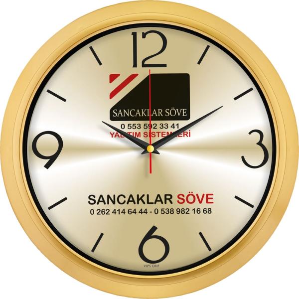 V30-606-A Plastik Duvar Saati