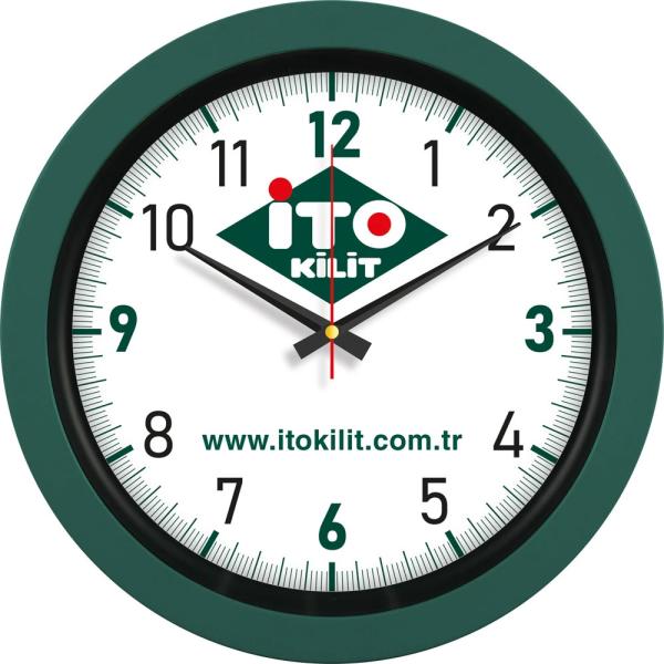 Amazonit-HYSL Plastik Duvar Saati